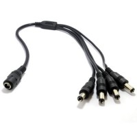 Cablu de alimentare cu splitter pentru 4 camere