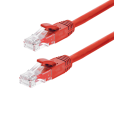 Patch cord Gigabit UTP cat6, LSZH, 0.50m, rosu - ASYTECH Networking